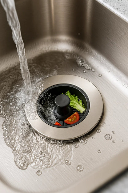 3-in-1 Kitchen Sink Strainer – Clog-Free, Odor-Free & Easy to Clean