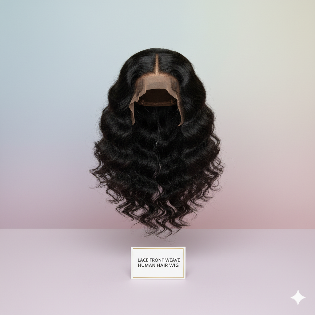 Dolvex® Black HD Transparent Lace Body Wave Lace Front Weave 13x4